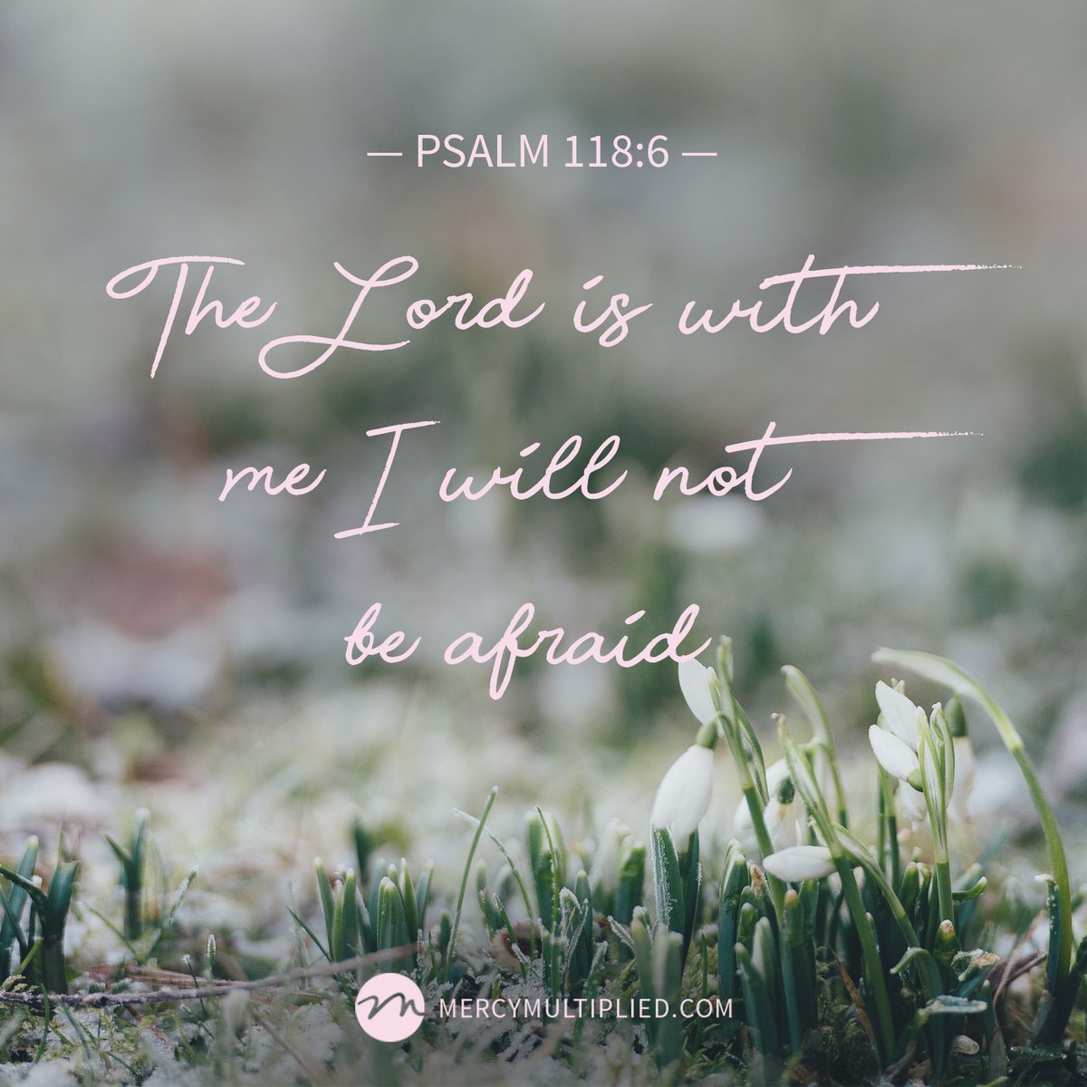 the lord is with me i will not be afraid