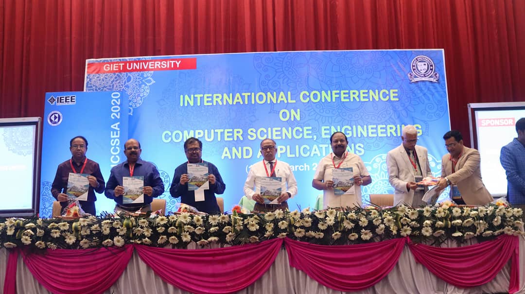 GIETUniversity's tweet photo. GIET University is proud to host "IEEE ICCSEA-2020", an international conference on "Computer Science, Engineering and Applications" @ GIET University Campus, Gunupur.
#InternationalConference #ComouterScience #Engineering @ugc_india @AICTE_INDIA @HRDMinistry https://t.co/UldapcLEKe