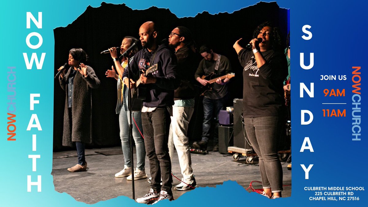 Tune in to our online 9am service starting NOW!
NowChurchNC.com/sermons