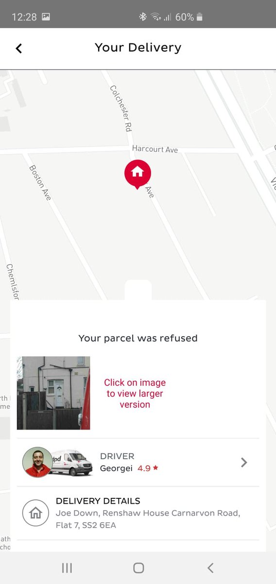 yaseminural's tweet photo. @DPDgroup_news a good job there is not a food shortage... DPD seems to think it is appropriate to mis deliver a food box to number 17 when the delivery address is number 7. Then hang up on the customer services line rather than dealing with the problem. Great job DPD. https://t.co/4thIc1FW23