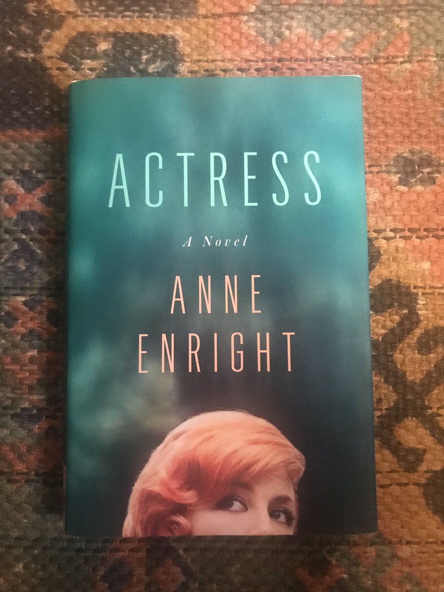 They gave this a very ‘book for your Mum’ cover but it is one of the most excellent books I have read about acting and mother/daughter relationships, and I should have listened when everyone told me Anne Enright was very good. Quite immersive. Good for long stretches at home.