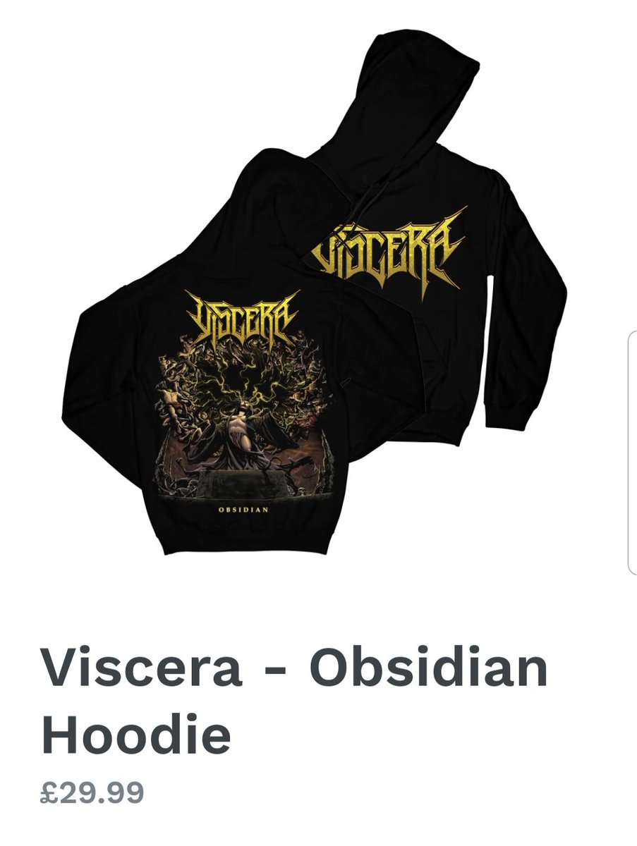 emolyum's tweet image. Put my refund to good use and ordered this to support my guys 🤘🏻 #Viscera #RisingMerch #FacesOfDeath