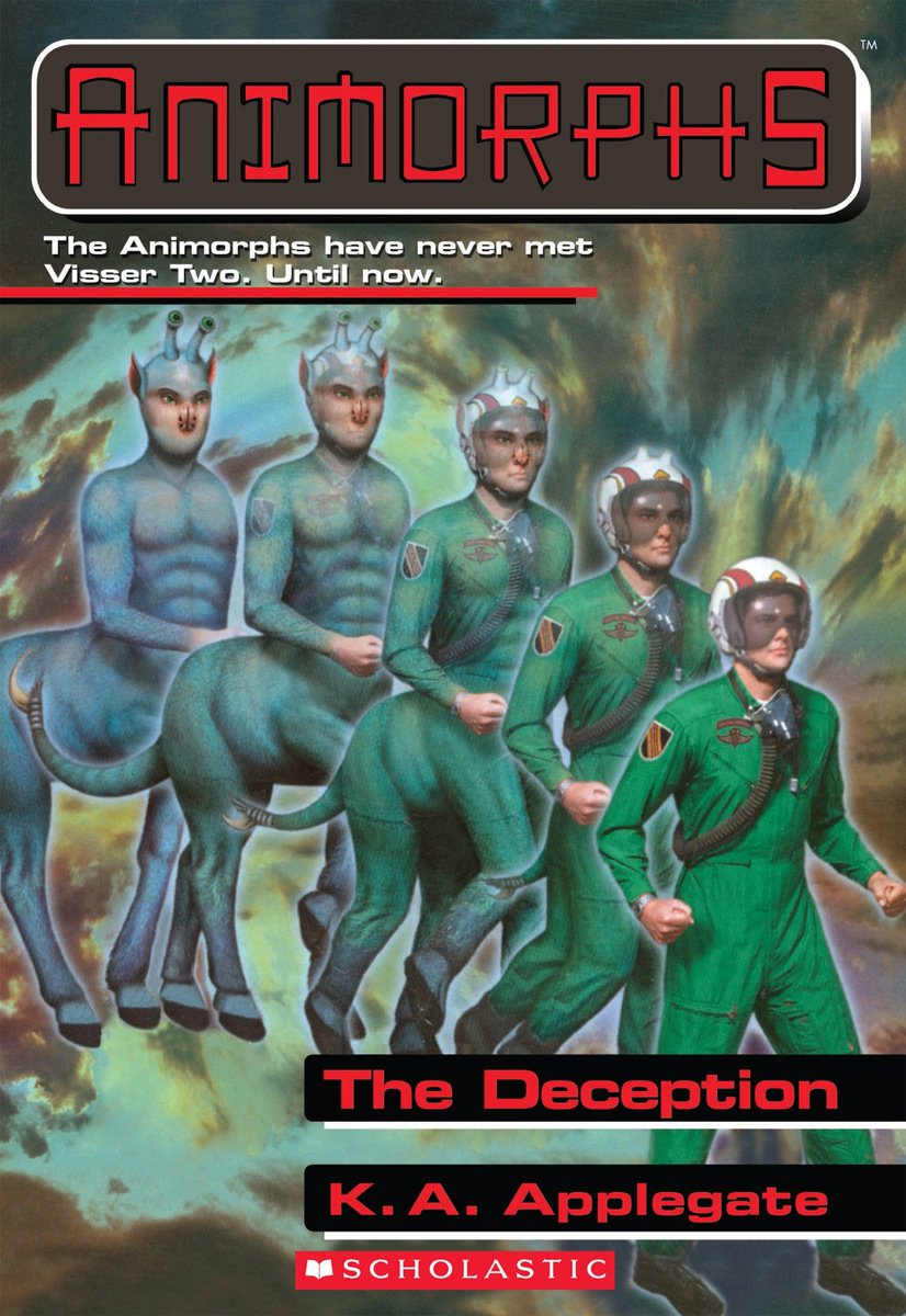  #Animorphs #TheDeceptionDeer alien & his pals discover slug alien has plans involving an aircraft carrier. They steal a jet, crash it near the carrier & sneak on board. Slugs plan to start ww3 between US and China so deer steals nuke & plays chicken with slug until slug retreats