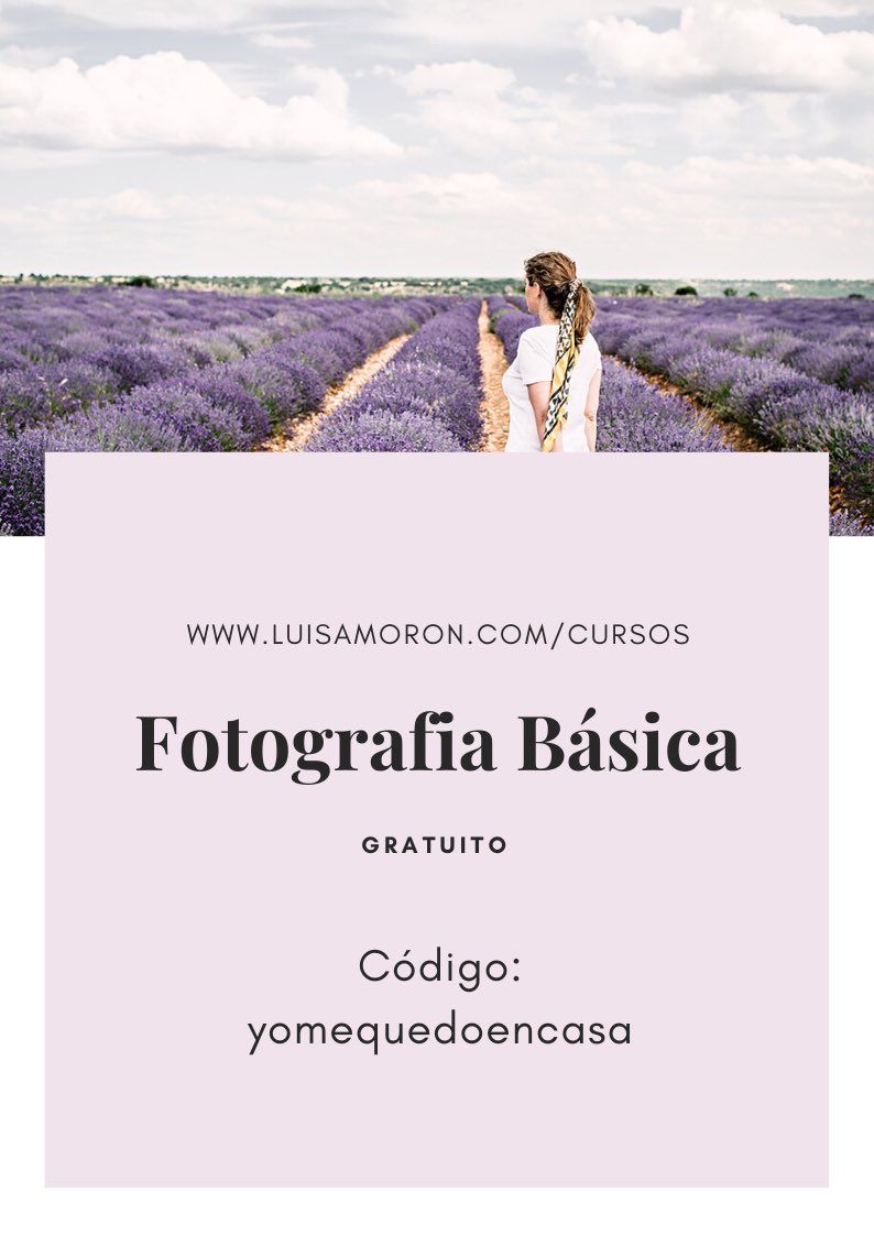 He decidido que a parte de mi #MASTERCLASS gratuita podéis acceder a este #tallerbasico también gratuito luisamoron.com/cursos/tienda-…