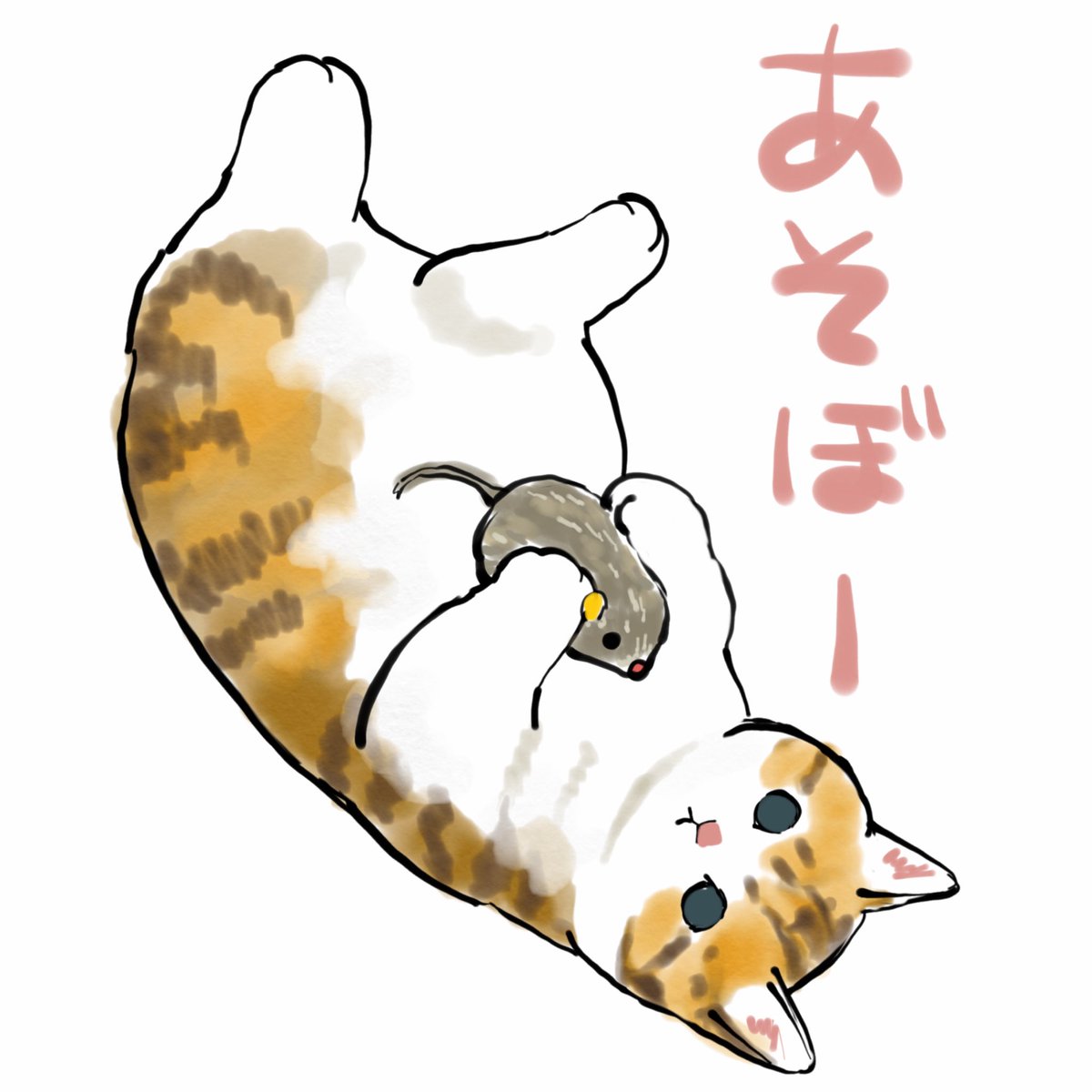 「#うちの子いちばんLINEスタンプ企画
エリオルさん、お写真ありがとうございます」|ぢゅの🐈のイラスト