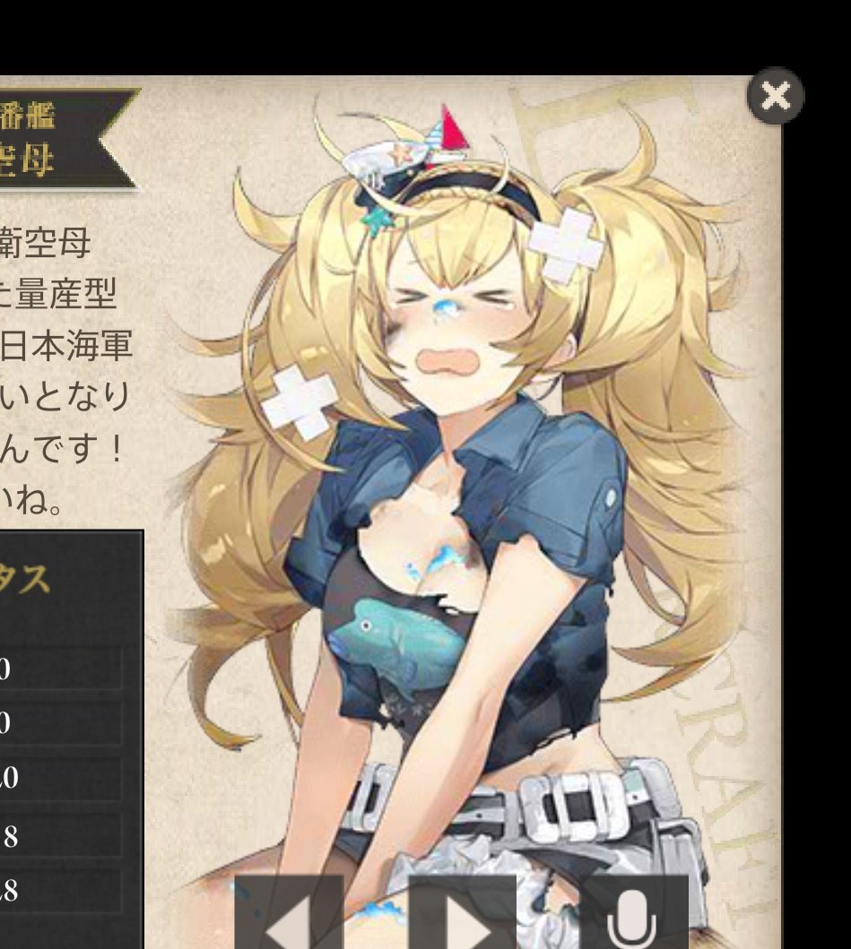 緑色葉 ガンビア ベイさんの中破泣き顔かわいい 図鑑で確認したけどこっちも好き 緑色葉 ガンビア ベイさんの中破泣き顔かわいい 図鑑で確認したけどこっちも好き