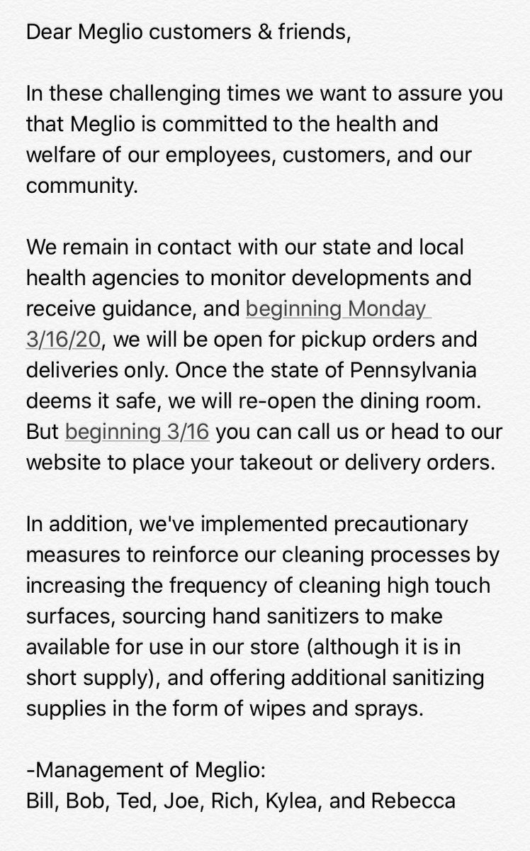 Meglio Pizzeria (@meglionewtown) on Twitter photo 