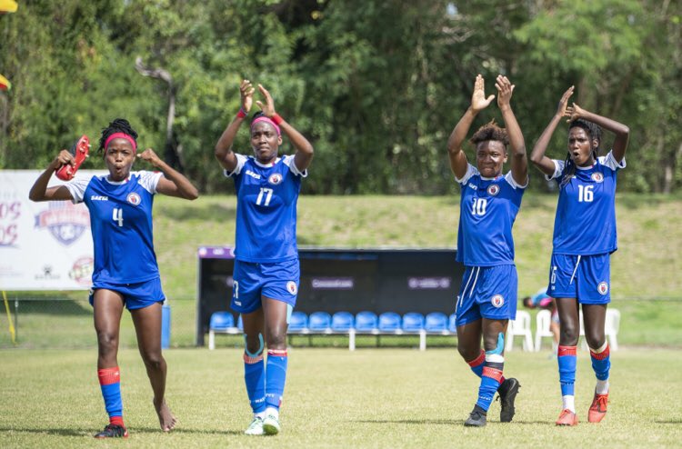 footfemht's tweet photo. Il y a deux semaines, la sélection haïtienne U20 écrasait la Barbade (12-0) à San Cristóbal.
Il s’agissait de la plus large victoire d’une équipe haïtienne dans une compétition U20 de la CONCACAF.
#FootFemHT #Flashback #Historicité https://t.co/QPnchZRKq6