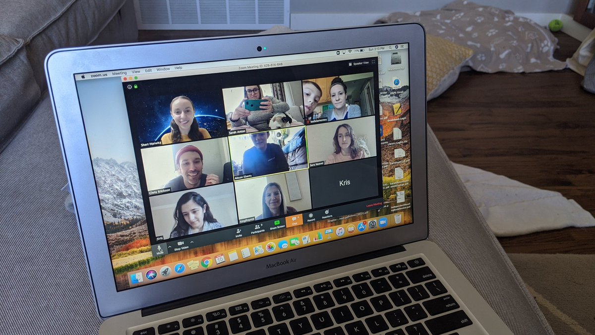 <a href="/HuronHighA2/">Huron High School</a> English Ts learning how to use Zoom to better serve our Ss during these interesting time! <a href="/A2schools/">A2 Public Schools</a> @A2SchoolsSuper #A2together
@EricksonEnglish <a href="/SaraBethOC/">SB Badalamente</a> <a href="/neevel_s/">Sara Neevel</a>