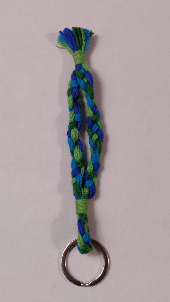 Design #32Destiel Four-strand twisted braid