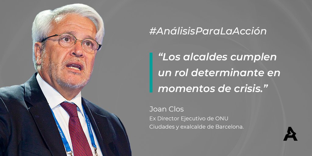 📄 #4 #AnálisisParaLaAcción con <a href="/Joanclos/">Joan Clos</a>, Senior Partner de <a href="/Atrevia/">ATREVIA</a>. El ex Director Ejecutivo de <a href="/ONU_es/">Naciones Unidas</a> Ciudades y exalcalde de Barcelona, concede un rol clave a los alcaldes para unir a la población ante esta situación.
 
➡ atrevia.com/actualidad/ana…
 
#ATREVIACovid19