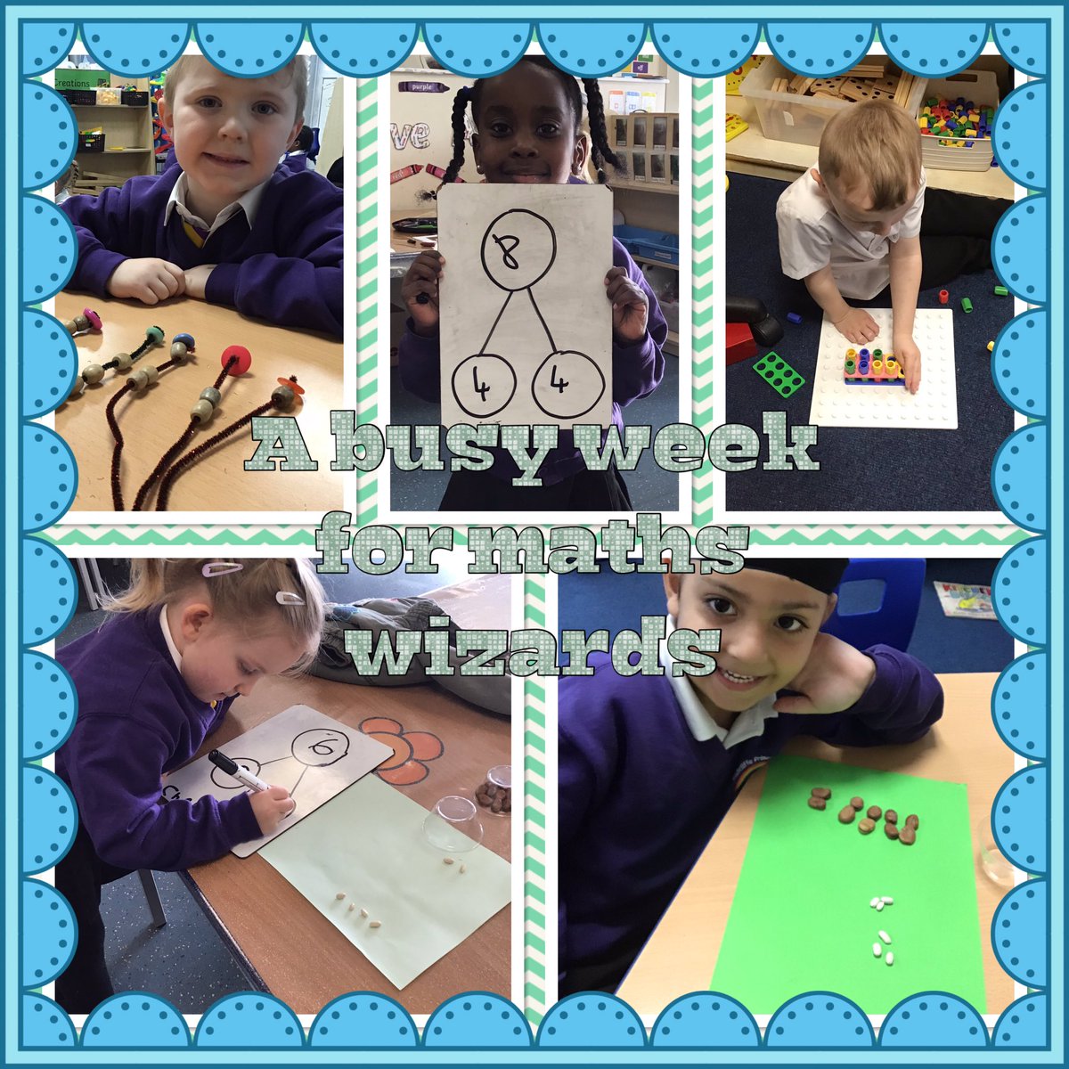 What a magical maths week we had🧙🏽‍♂️ we showed off our spell- binding Part-Part-Whole method. We can now miraculously find the parts to any number using any enchanted objects. We really are Math Wizards 🧙🏽‍♂️🧙🏾‍♀️ #receptionsuperstars #MathsIsEverywhere #partpartwholemethod  #wizards