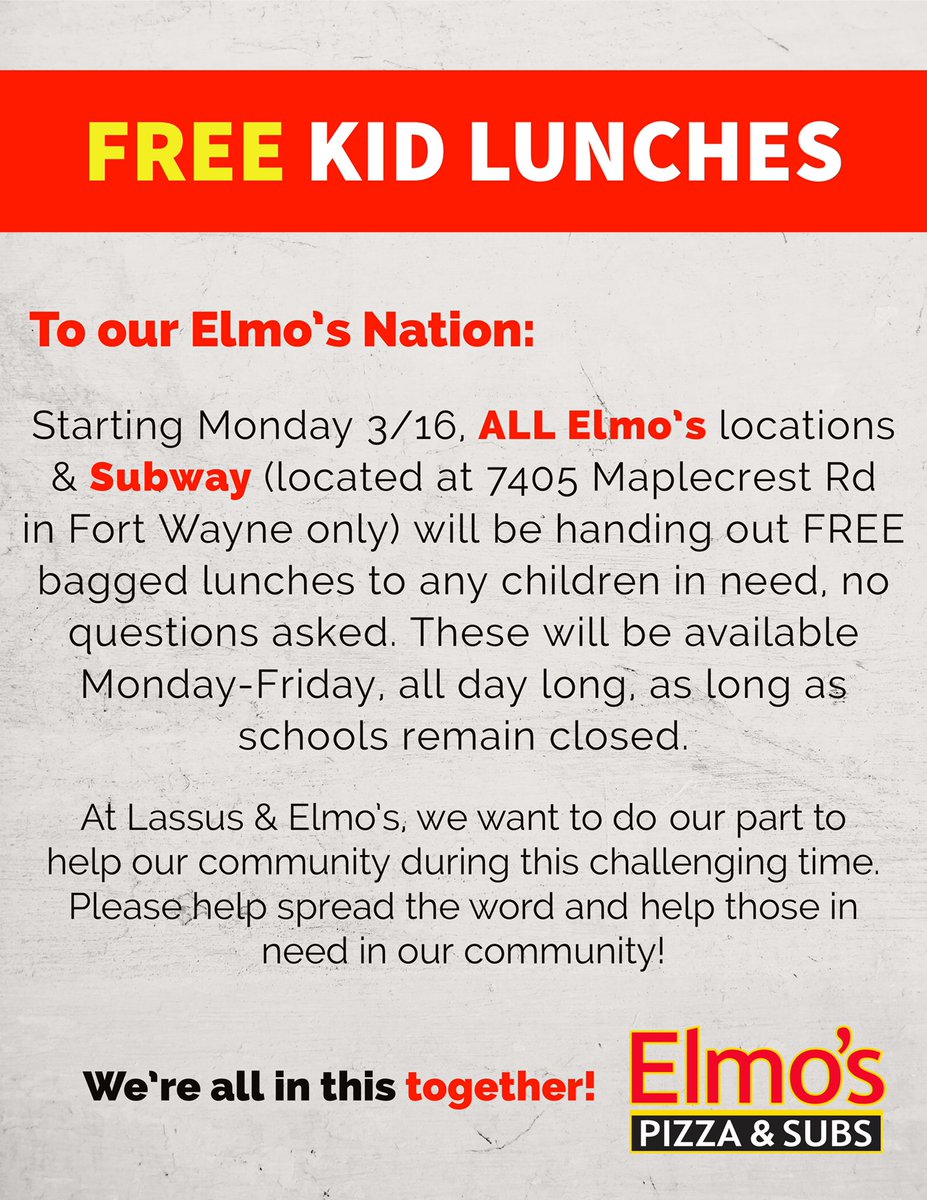 Please spread the word! Helping those in need in Northeast Indiana &amp; Montpelier, OH!