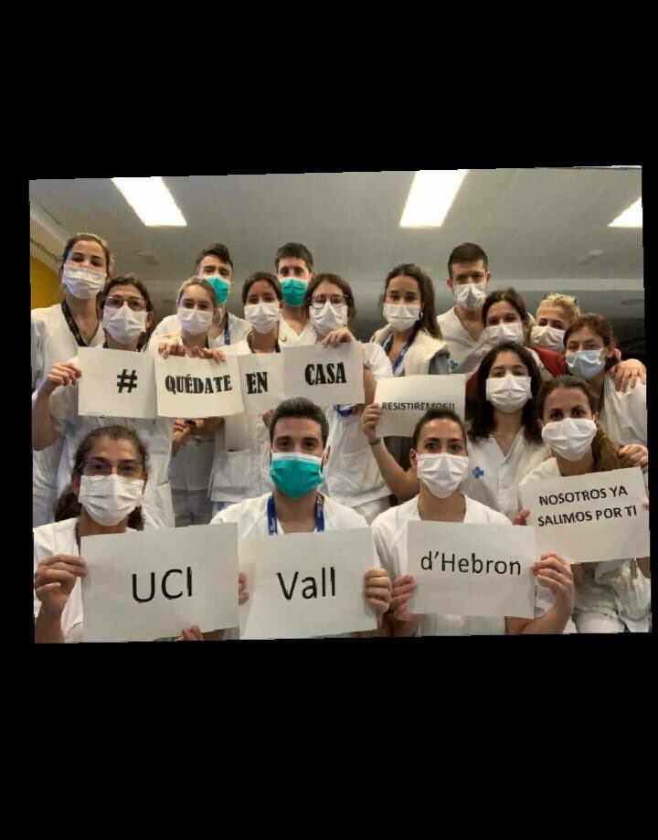 JorGomGom2's tweet photo. Te lo dicen mis compañeros del turno de noche de la UCI de @vallhebron .
#quedateEnTuCasa .
Ayúdanos a parar esta pandemia, no habíamos visto nunca nada igual. https://t.co/5rvQZxRgnF