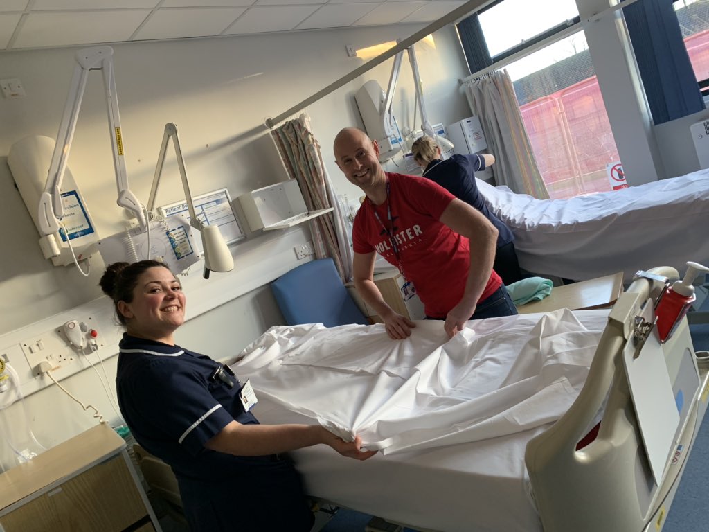 Jane Tordoff (@jane_tordoff) on Twitter photo Busy on call. MCHT we are ready. Mr O is utilising his bed making skills! <a href="/ChrisOliverNHS/">Chris Oliver</a> <a href="/MidCheshireNHS/">Mid Cheshire Hospitals 🏥</a> Busy on call. MCHT we are ready. Mr O is utilising his bed making skills! <a href="/ChrisOliverNHS/">Chris Oliver</a> <a href="/MidCheshireNHS/">Mid Cheshire Hospitals 🏥</a>