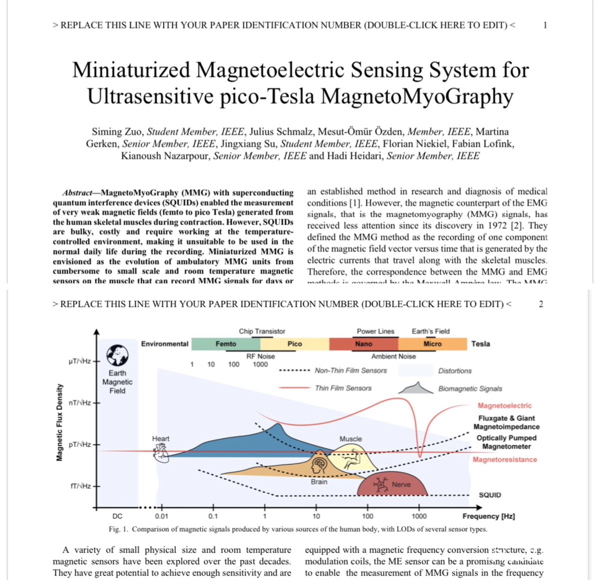hadihei's tweet photo. Finally after almost 2 years, just submitted our work on Miniaturized Magnetoelectric Sensing System for pico-Tesla #MagnetoMyoGraphy”, a collaborative work with @UofGlasgow @kieluni @FraunhoferISIT @UniofNewcastle, for consideration to @IEEETBioCAS!
Fingers crossed🤞 https://t.co/y9serDfKAP