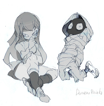 「外は雪 」|出水ぽすか(ポ～ン）🦉🎃🦈のイラスト