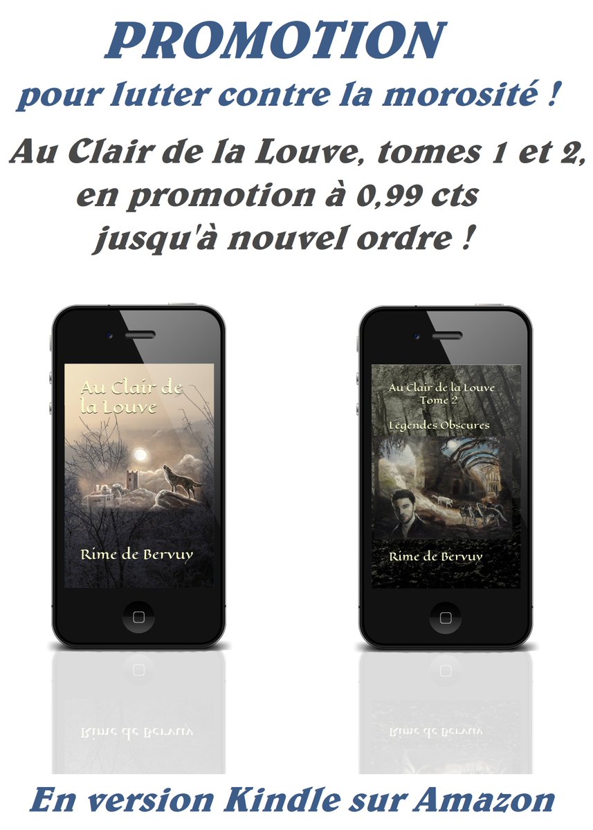 bervuy's tweet photo. Bonjour les p'tits loups... Petite promotion pour s'évader quelques heures... Bonne lecture ! ;) https://t.co/0GBA9gZohY