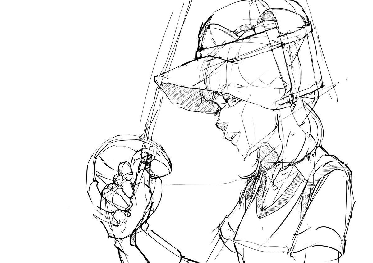 西澤啓介 Keisuke Nishizawa Fencing Saber フェンシング イラスト 人物