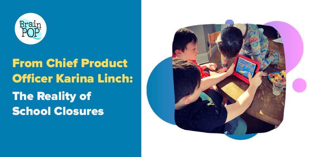 “Our job right now at BrainPOP is to help make access to home learning as easy as possible so we can be of service during this difficult time.” —BrainPOP CPO <a href="/mslinch/">Karina Linch</a> brnpop.co/38Rydcy