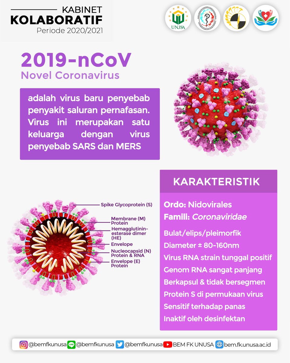 BemFkUnusa's tweet photo. [URGENSI VIRUS CORONA]
Halo Teman Sejawat... (waving hand)
Akhir akhir ini negara kita digemparkan dengan adanya virus Covid-19 atau yang disebut Corona...
Dan setiap harinya korban dan kasusnya bertambah..

Yuk langsung cek Postingan
#PENGMASOCIABLE
#KASTRAT
#BEMFKUNUSA
#FKUNUSA https://t.co/MKC0LjBMxV