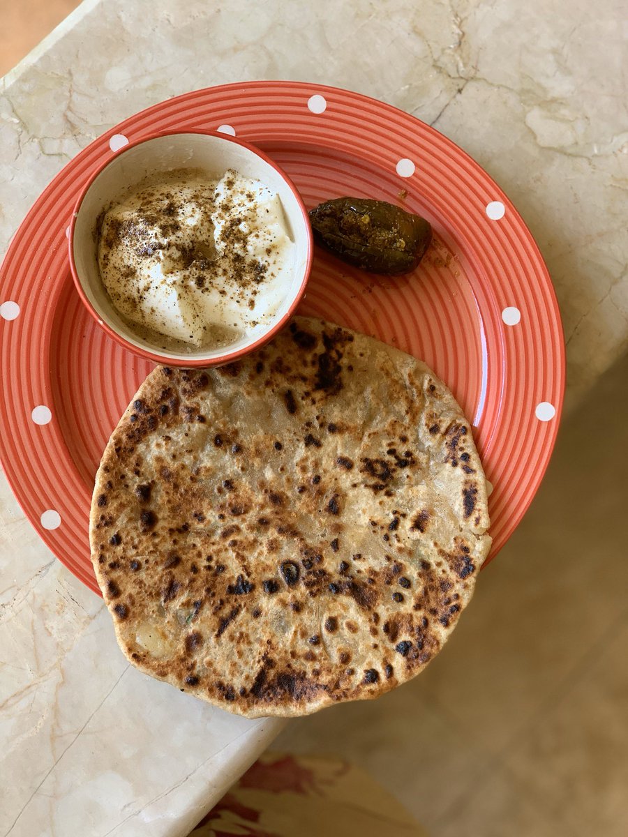 8 weeks of somewhat rest and mum is finally starting to cook (she is fine now, had a fracture). I won’t complain as I am getting paranthas for lunch  #lateTweet