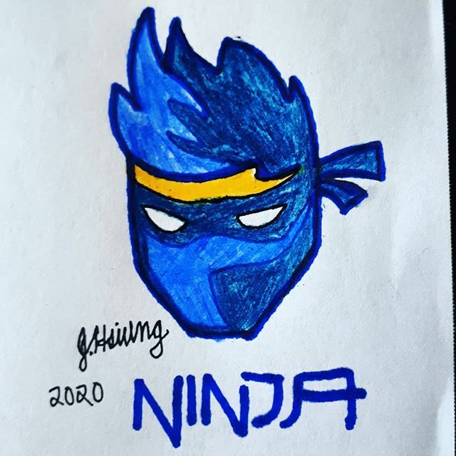 ninja drawings in pencil