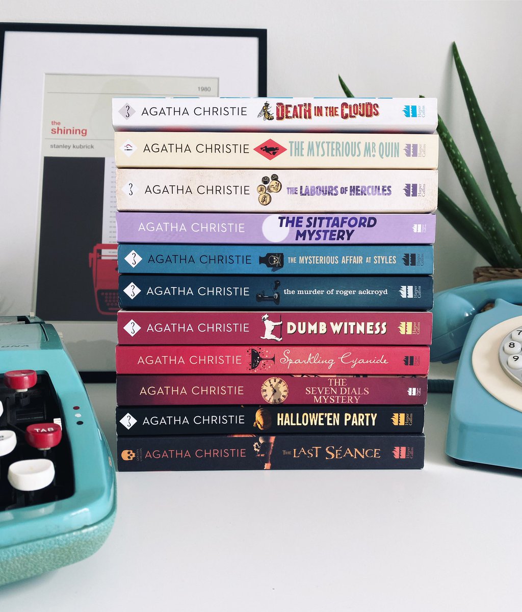 murder_she_read's tweet photo. Keeping positive with my colourful Agathas! 🤍💙💜 @HarperCollinsUK @agathachristie https://t.co/blAeLTzjwl