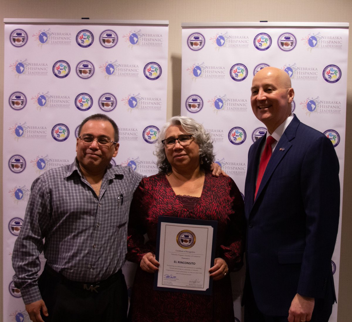 Congratulations to El Rinconcito in Grand Island, NE for being recognized by the Governor of Nebraska Pete Ricketts and the Nebraska Hispanic Chamber of Commerce for their business growth, innovation and contribution to their community! #NHCCQUINCEANERA