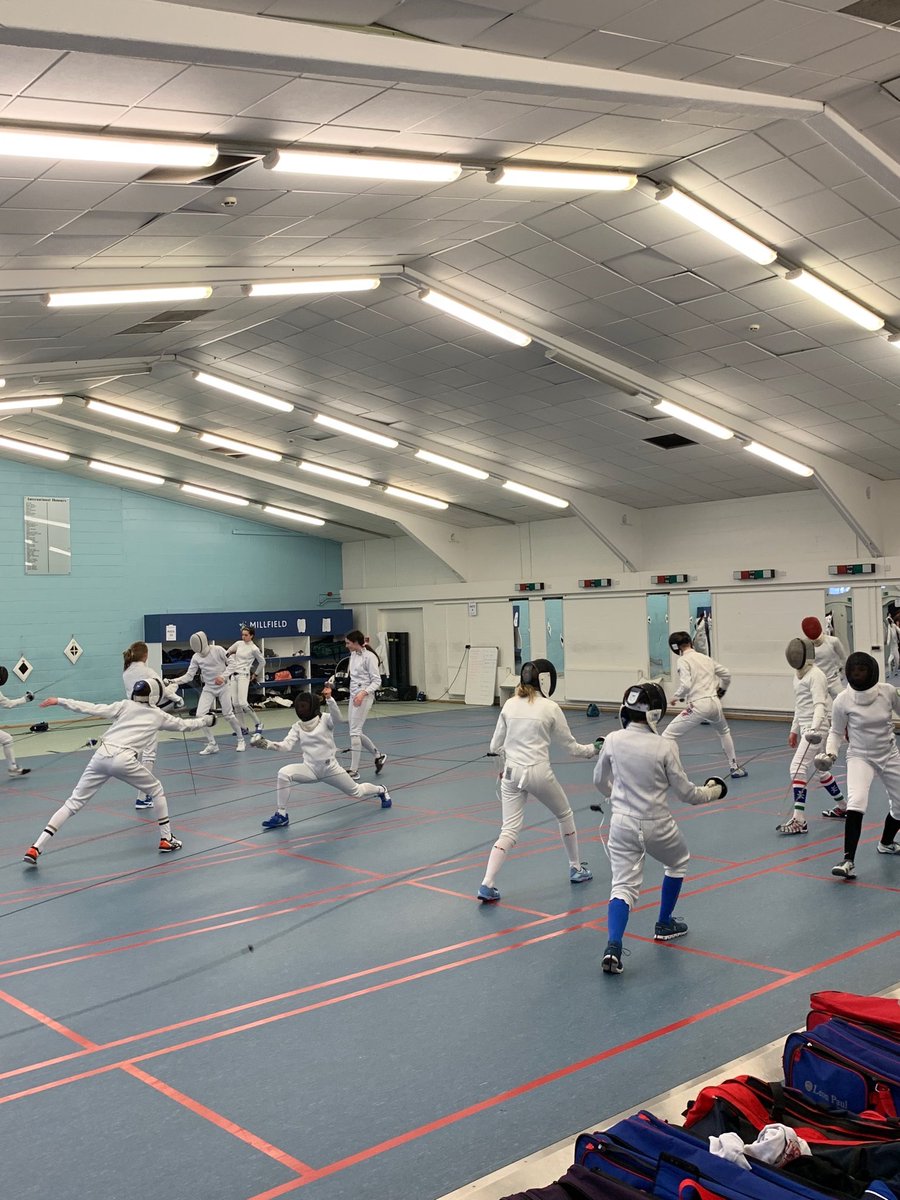 Laura_Gomersall's tweet photo. Productive day for @PentathlonGB Talent Group - full day set aside for advancing fencing skill @MillfieldMPC  #Development #Gains #Fencing 🤺 https://t.co/C67L9juR9F