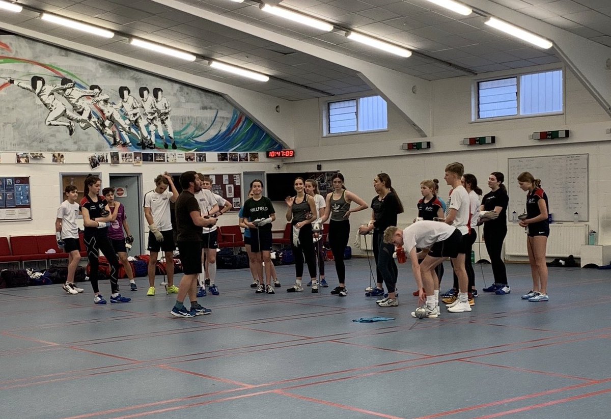 Laura_Gomersall's tweet photo. Productive day for @PentathlonGB Talent Group - full day set aside for advancing fencing skill @MillfieldMPC  #Development #Gains #Fencing 🤺 https://t.co/C67L9juR9F