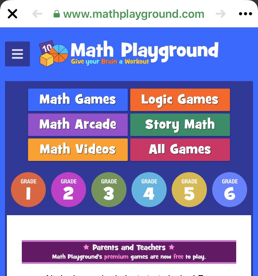 Math Playground em Jogos na Internet