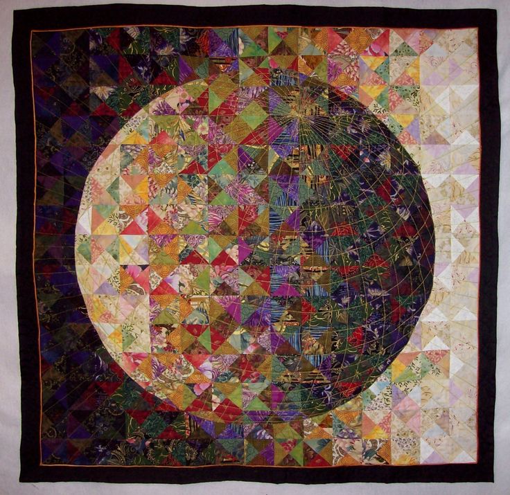womensart1's tweet image. "Worlds Apart" quilt by Beatrice Gilbert, contemporary US fibre artist/quilter #womensart