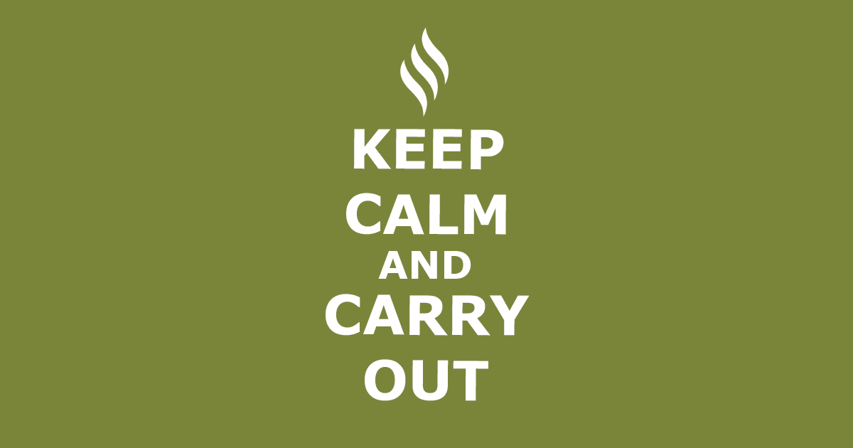 We will be making a $1 donation for every carry out order placed at any participating Sage Restaurant Concepts location to Feeding America, an organization helping local food banks respond to COVID-19. 

Learn More at bit.ly/33i71m5 
#KeepCalmCarryOut