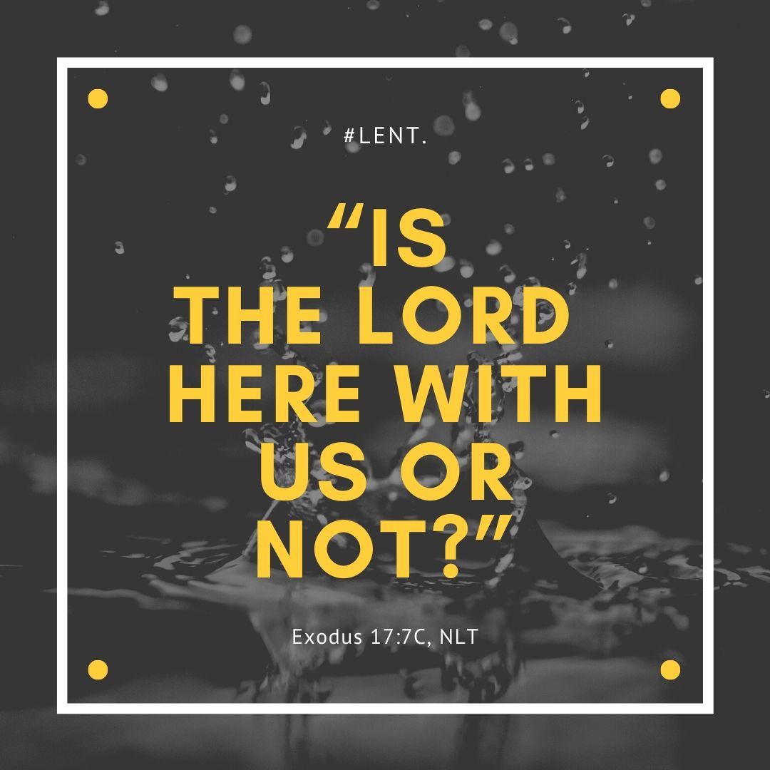 NLTverse's tweet photo. "Moses named the place Massah (which means “test”) and Meribah (which means “arguing”) because the people of Israel argued with Moses and tested the Lord by saying, 'Is the Lord here with us or not?' Exodus 17:7, NLT.
For context read all of Exodus 17
#Lent #Moses #TestingGod https://t.co/Jy3z3TeMjF