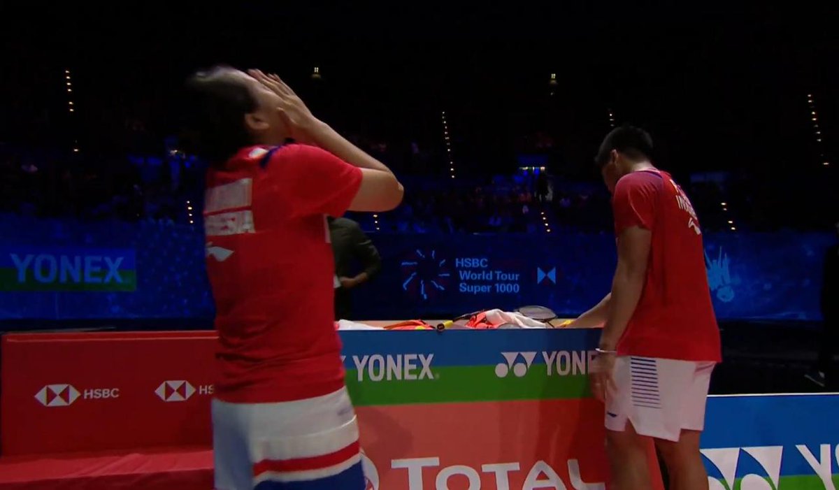 BadmintonTalk's tweet photo. Winning expression of our CHAMPIONSSSS

Praveen Jordan/Melati Daeva Oktavianti

#YAE20 #PejuangAllEngland2020 https://t.co/1AuET0J0Y7