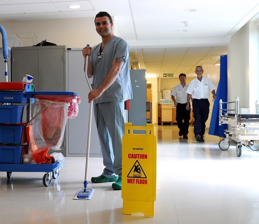 NHS cleaning staff rarely receive any praise But they do an incredibly important job and will help save many lives over the coming weeks, so please spare a RT for all of them