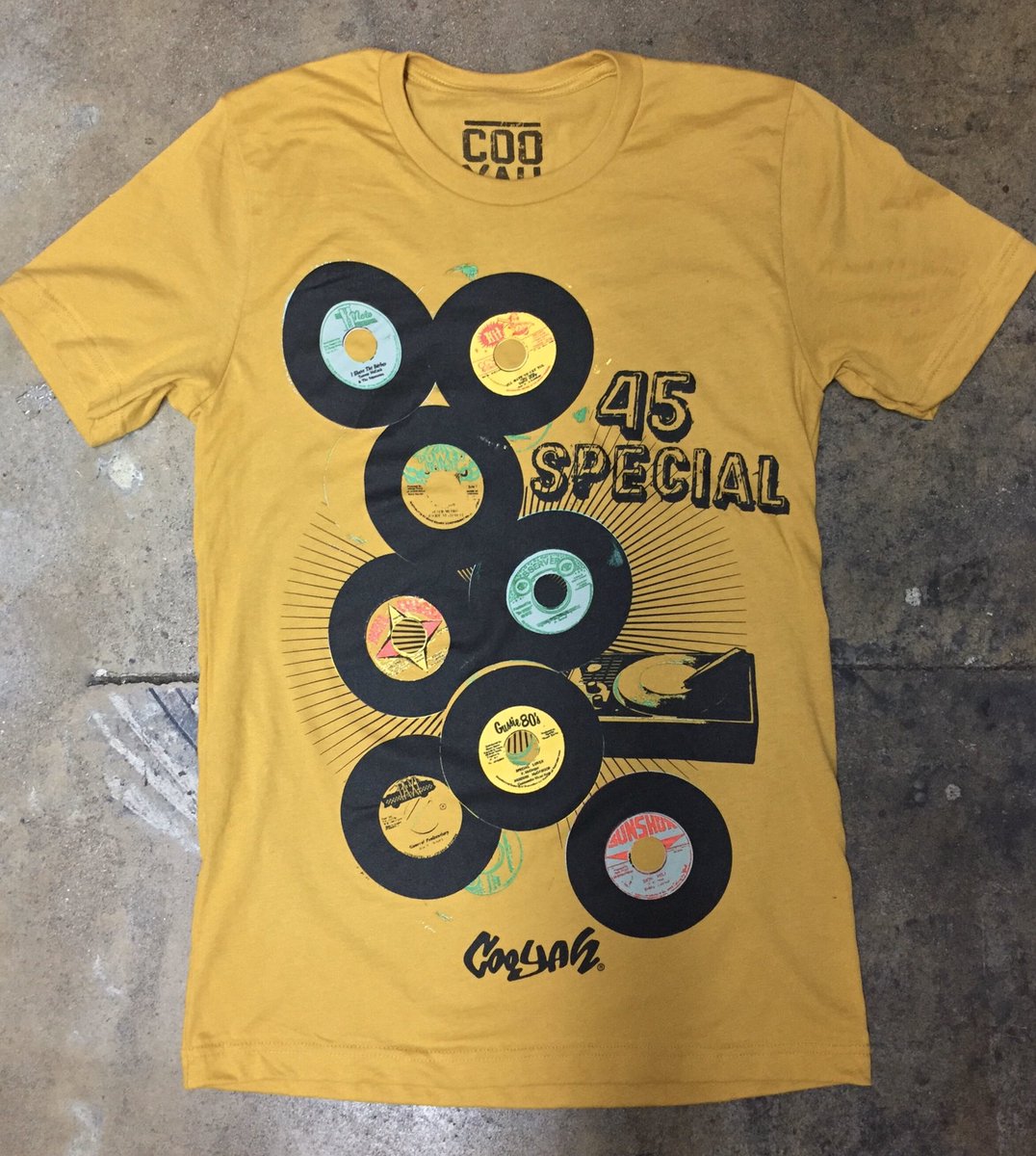 Back in stock: 45 Special classic tees available in new colors at cooyah.com/products/45-rp…
#Cooyah #Classic #Design #irie #Records #Vinyl #VinylCollection #reggae #rocksteady #ska #Jamaica
#vintagereggae #vintagefashion