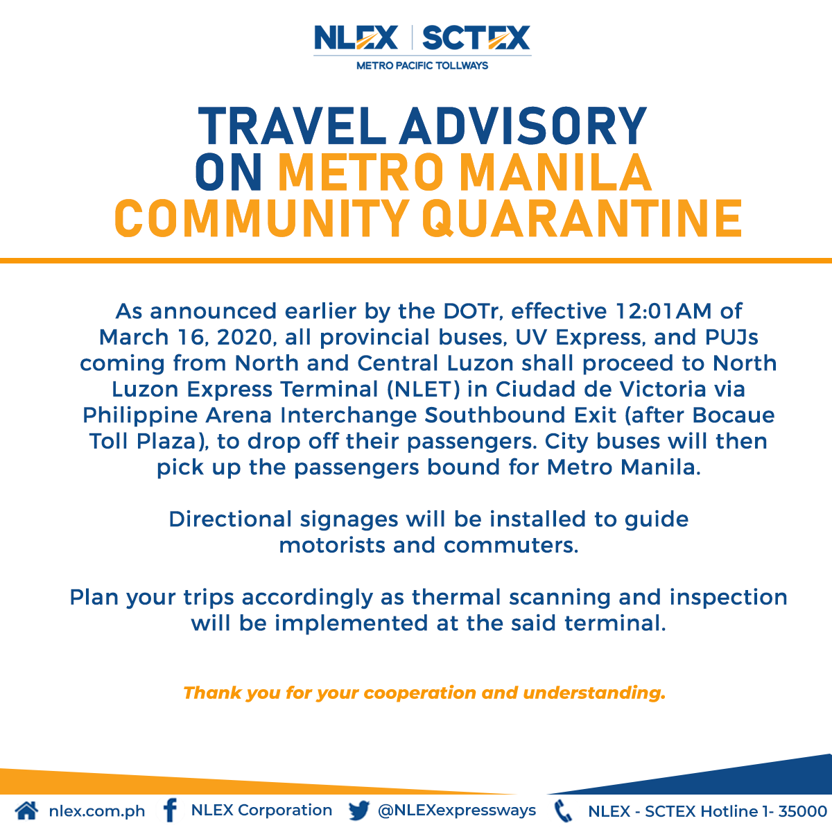 NLEXexpressways's tweet photo. #NLEXTravelAdvisory https://t.co/c8ktFVoEem