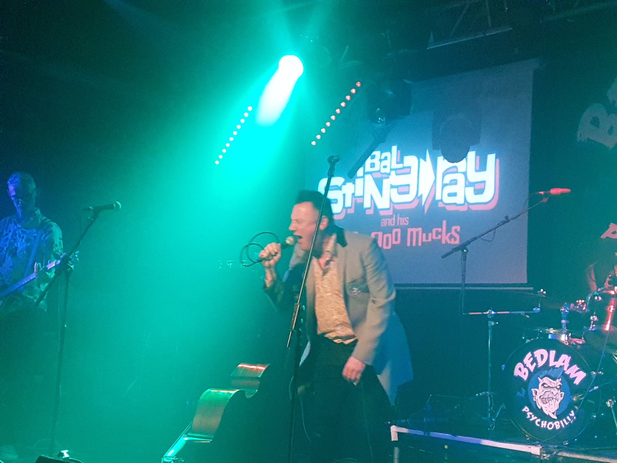 BedlamBreakout's tweet photo. A few shots from Bal Stingray's set last night!
#bedlambreakout #psychobilly #thestingrays https://t.co/plj6VUuVGe