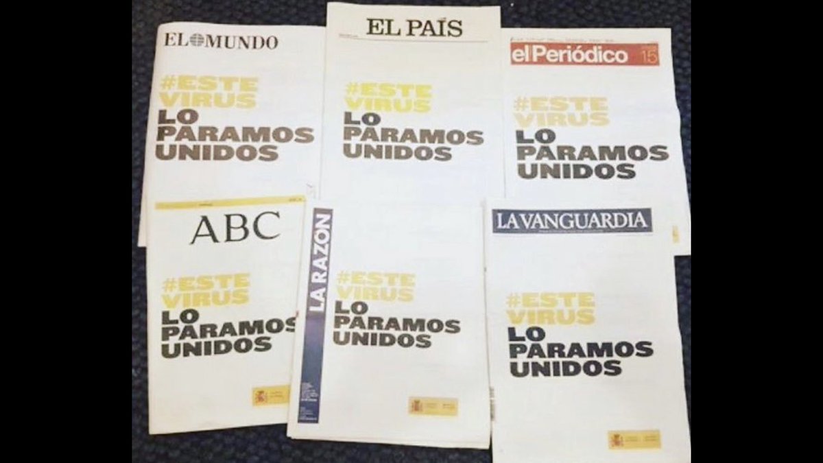 España y su prensa escrita. Todos unidos
