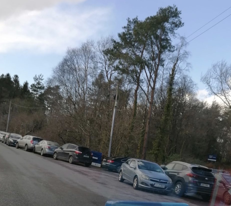 FarranMan's tweet photo. Farran Woods today @GardaTraffic an accident waiting to happen lads https://t.co/2NCAF6SUdc