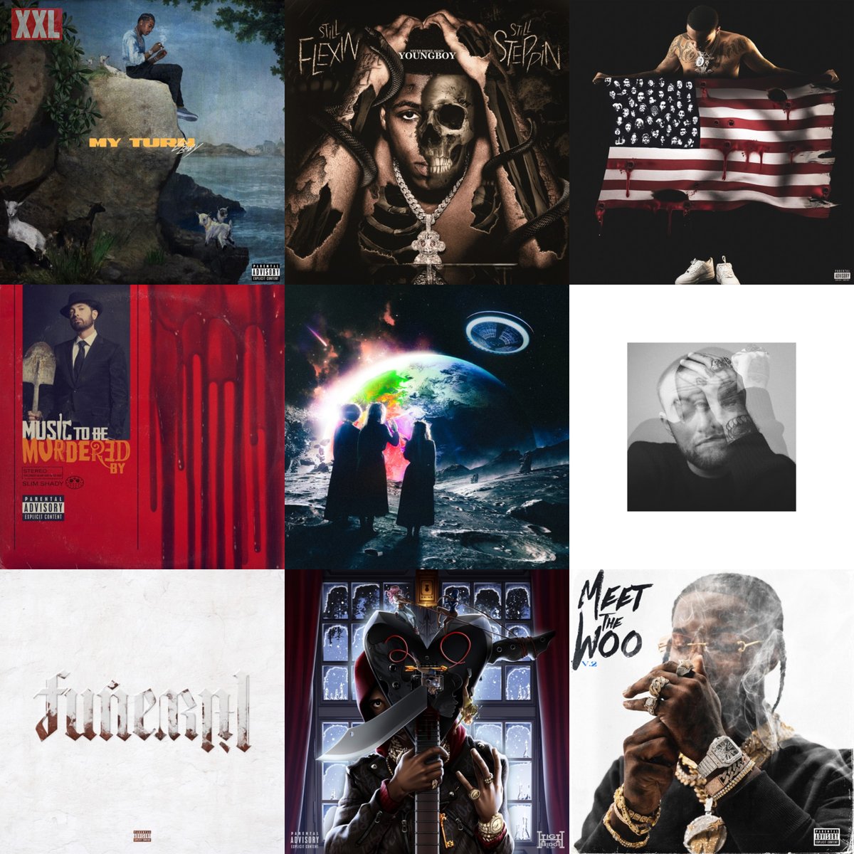 XXL's tweet image. What is your favorite hip-hop release of 2020? 💿💿💿