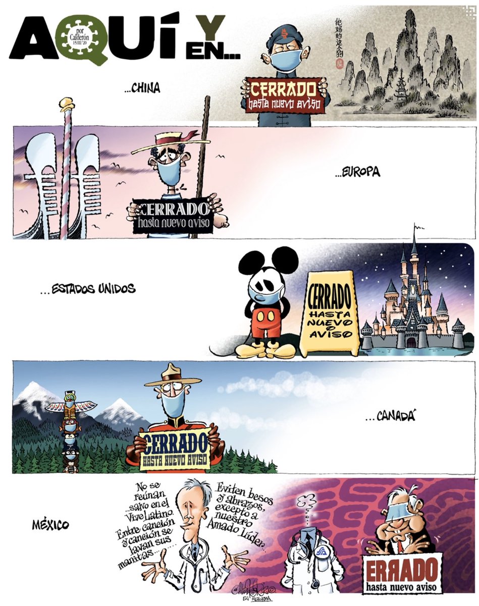 JLozanoA's tweet photo. Espléndido, magnífico @CartonCalderon en @Reforma. Tenemos un gobierno de cuarta con tipos como @lopezobrador_ y @HLGatell 

#coronavirus https://t.co/ev9K1lvuOh