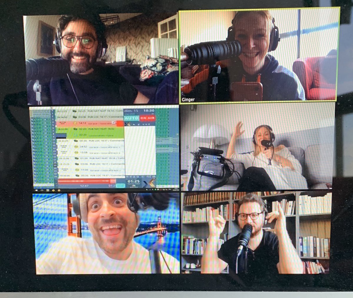 NicoShowri's tweet photo. On voulait juste continuer à faire de la radio pour ceux qui nous suivent le matin. Merci à @FreddoPau et à Virgin Radio de montrer l’exemple et de nous permettre de continuer à faire sourire les auditeurs du @VirginTonicOff le matin depuis chez nous ! 🙏🏼❤️🎙 https://t.co/vKOwykGDBM