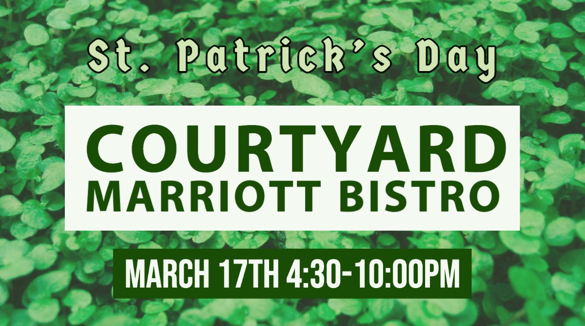 CapeCourtyard's tweet photo. Come celebrate St. Patrick's Day at the Bistro! https://t.co/fc3XKvWRuj