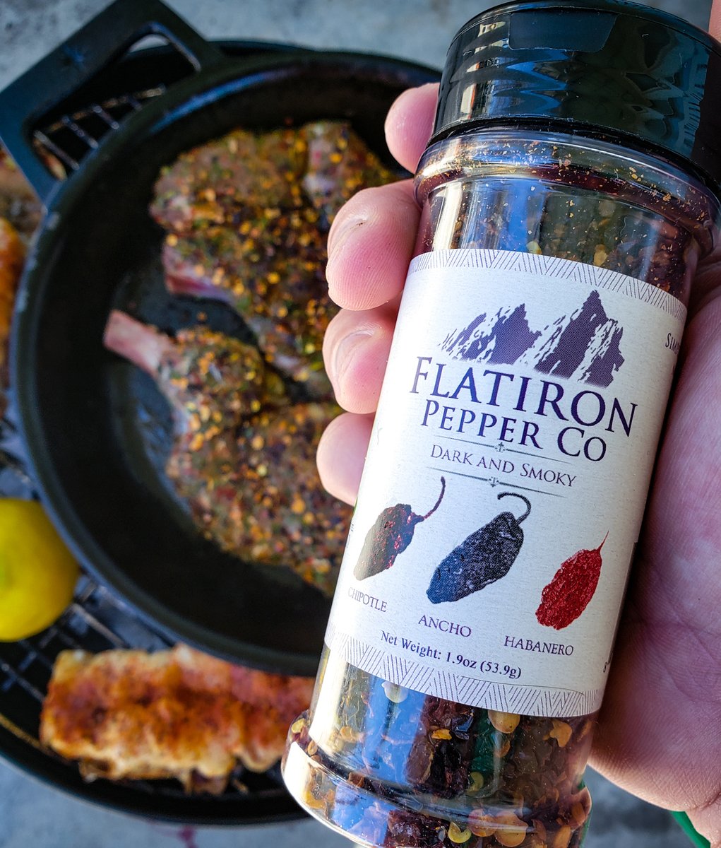 Dark &amp; Smoky - A blend of Chipotle, Ancho, and Habanero. The result is a smoky, savory, and spicy combination that pairs well with a variety of dishes. We like using this blend on protein centric dishes; think smoked brisket, BBQ chicken, pan seared shrimp. Enjoy!
