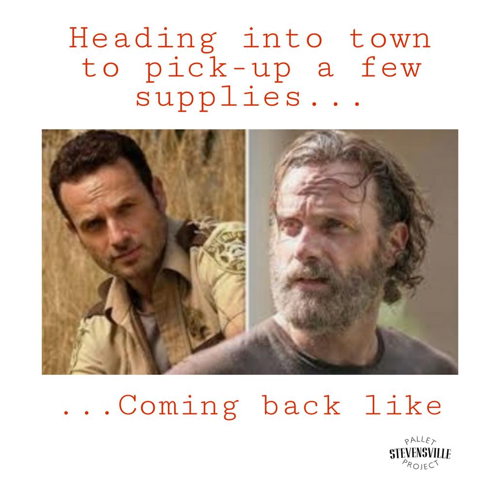 SPP_Pallets's tweet photo. Just remember kiddies, be more like Season 1 Rick...less like Season 3+ Rick... https://t.co/WMwgN6Lkys