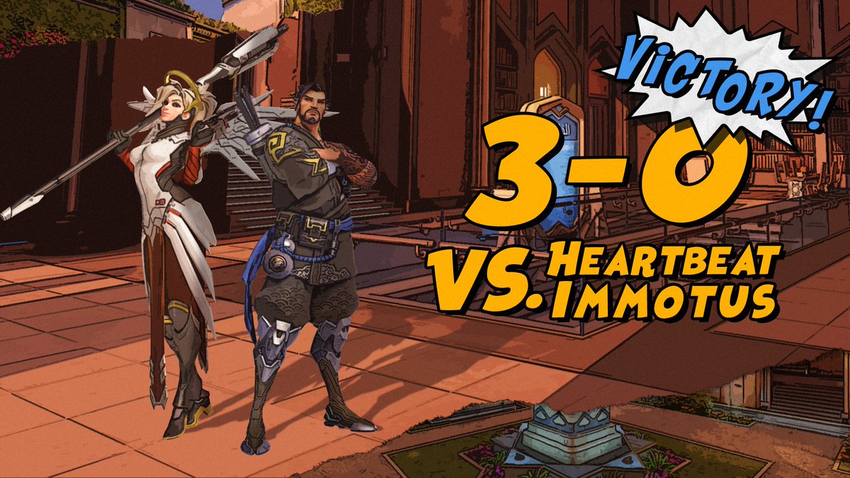 We're on a roll.👀 We take the 3-0 yesterday against TGA Exos and today against Heartbeat Immotus. We're currently 4-0 in OD!