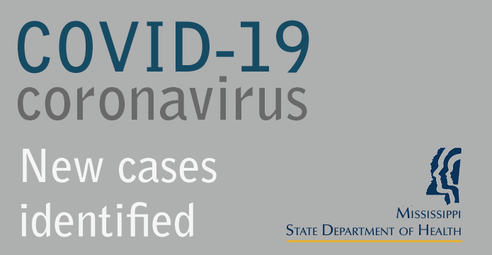 msdh's tweet photo. Four new COVID-19 cases in Missisippi have been identified in weekend testing. The new cases are in Pearl River, Hinds and Copiah counties, bringing the state total to 10. Summary and map of all cases to date are on our website at https://t.co/QP8mlJ41AN https://t.co/9kHmCq8sbT